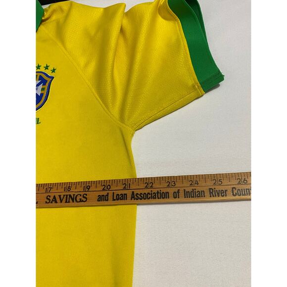 Brazil National Team Home Soccer Jersey Nike Men’s Size Medium 21x28 Football - Picture 5 of 13